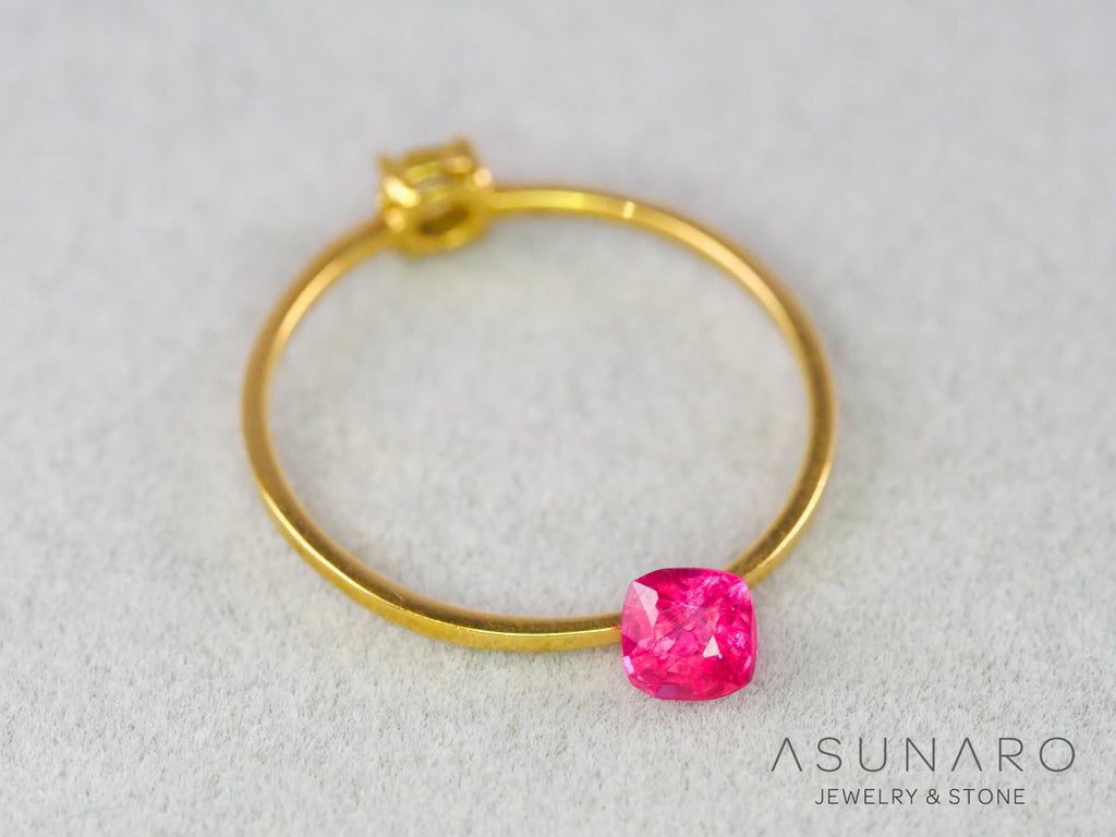 ジェダイスピネル 　クッションカット　ビルマ産　0.32ct　【260716-3444】