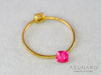 ジェダイスピネル 　クッションカット　ビルマ産　0.32ct　【260716-3444】