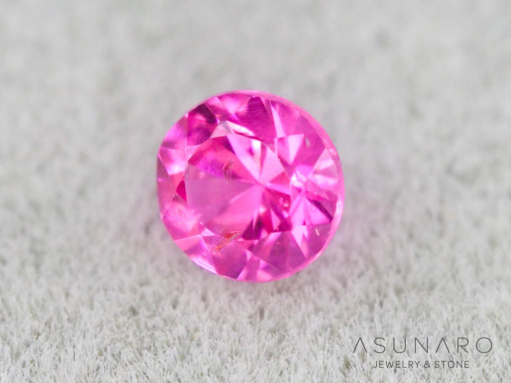 ジェダイスピネル 　ラウンドカット　ビルマ産　0.12ct　【260716-3447】