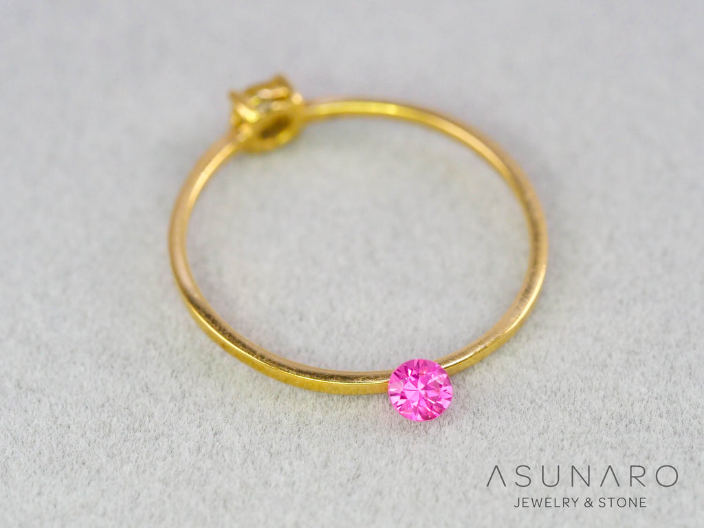 ジェダイスピネル 　ラウンドカット　ビルマ産　0.12ct　【260716-3447】