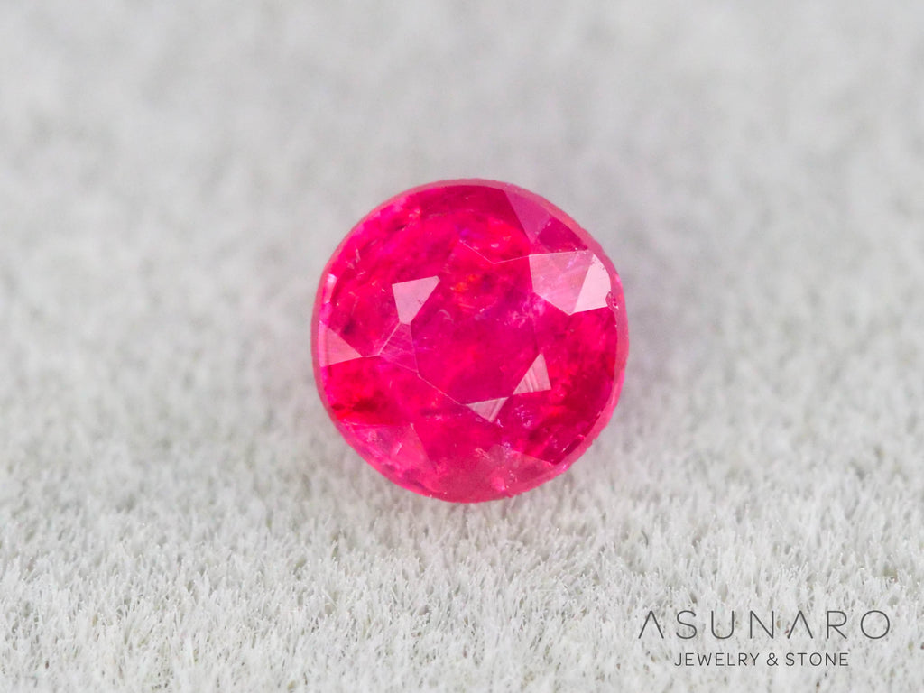 ジェダイスピネル 　ラウンドカット　ビルマ産　0.13ct　【260716-3448】