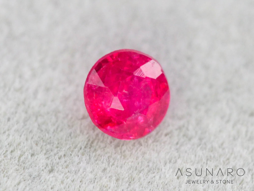 ジェダイスピネル 　ラウンドカット　ビルマ産　0.13ct　【260716-3448】