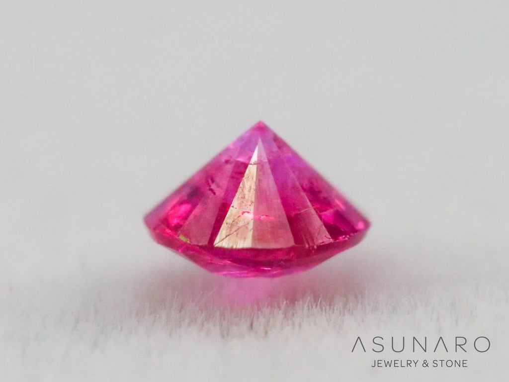 ジェダイスピネル 　ラウンドカット　ビルマ産　0.13ct　【260716-3448】