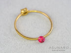 ジェダイスピネル 　ラウンドカット　ビルマ産　0.16ct　【260716-3449】