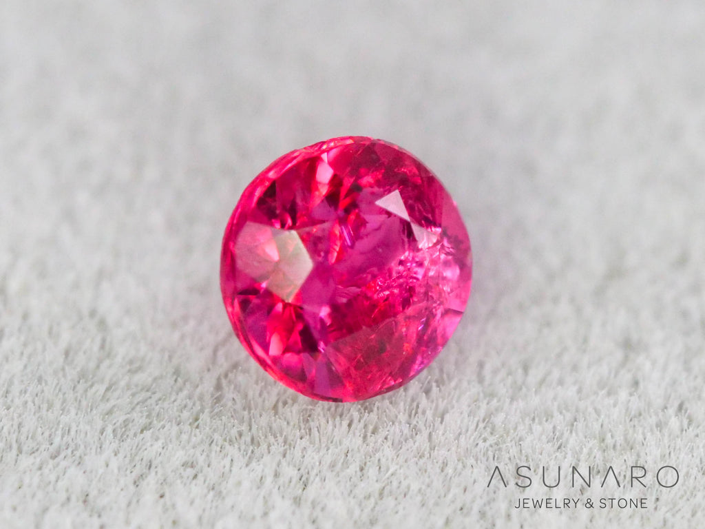 ジェダイスピネル 　ラウンドカット　ビルマ産　0.14ct　【260716-3450】