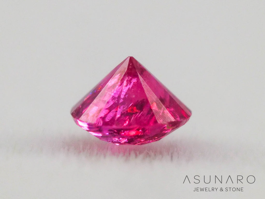 ジェダイスピネル 　ラウンドカット　ビルマ産　0.14ct　【260716-3450】