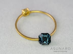 ティールブルースピネル 　エメラルドカット　スリランカ産　0.76ct　【260817-3453】