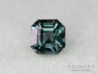 ティールブルースピネル 　エメラルドカット　スリランカ産　0.77ct　【260817-3454】