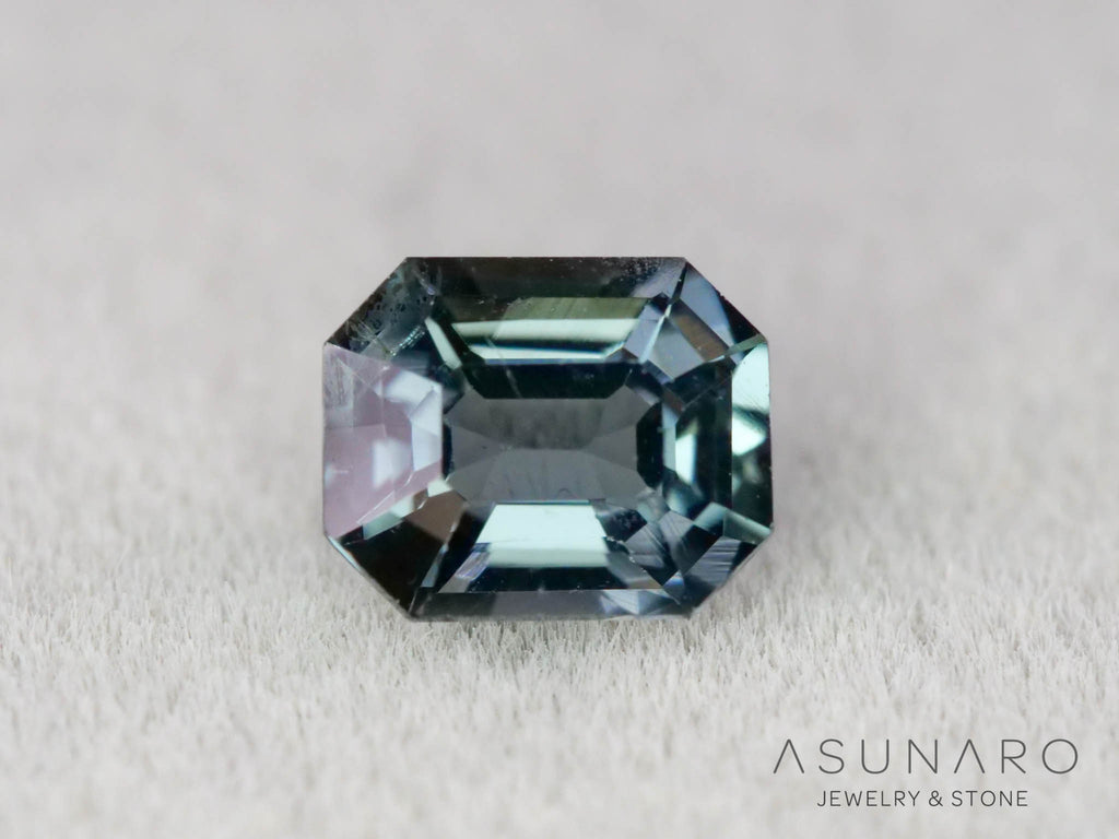 ティールブルースピネル 　エメラルドカット　スリランカ産　0.50ct　【260817-3455】