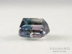 ピンク・ナイトブルーバイカラートルマリン　エメラルドカット　アフガニスタン産　1.01ct【260731-3567】