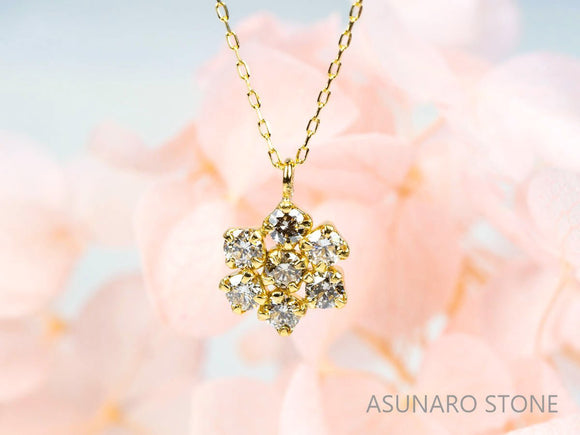 K18YG　ダイヤモンドネックレス　jw220121 - 155【ジュエリー】 - ASUNARO STONE