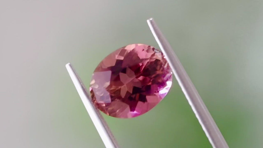 バイカラートルマリン オーバルカット ルワンダ産 3.37ct【tm210529-0291】