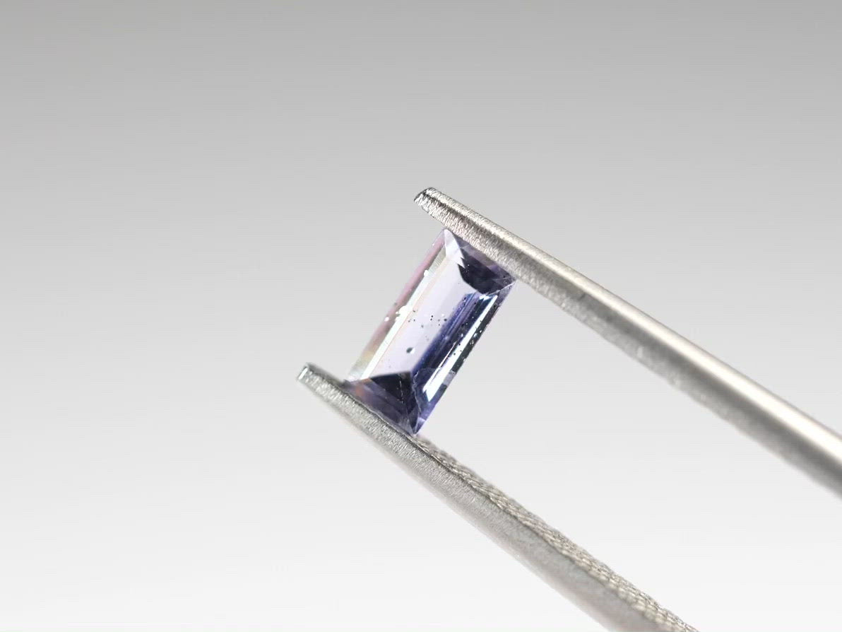 アイオライトサンストーン スクエアカット インド産0.29ct【as210717-409】