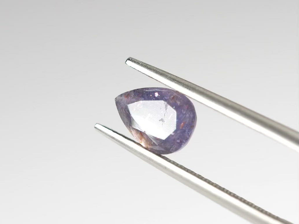 ブラッドショットアイオライト ペアシェイプカット インド産1.09ct【bs210702-317】