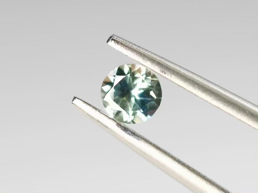 モンタナサファイア ラウンドカット アメリカ産 0.36ct【ms210617-356】