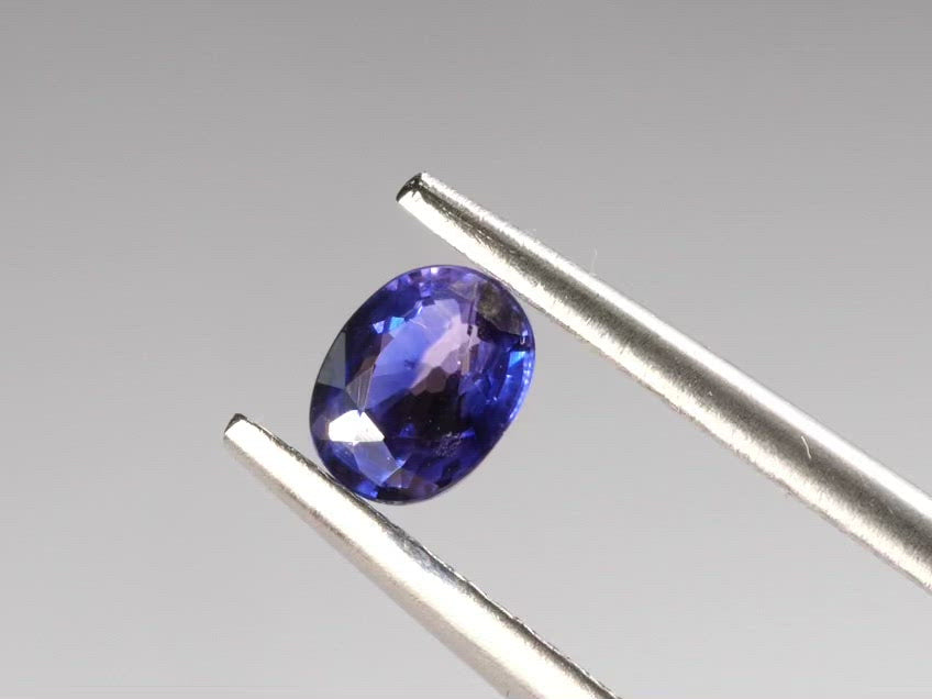 バイカラーサファイア オーバルカット スリランカ産 0.29ct【bs210616-355】