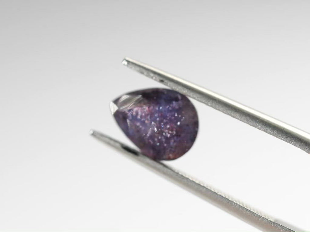 ブラッドショットアイオライト ペアシェイプカット インド産1.51ct【bs210702-388】