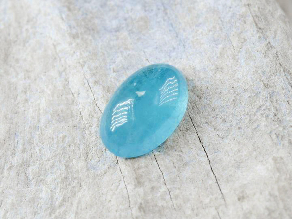 パライバトルマリン カボション ブラジル産0.25ct【tm210813-466】