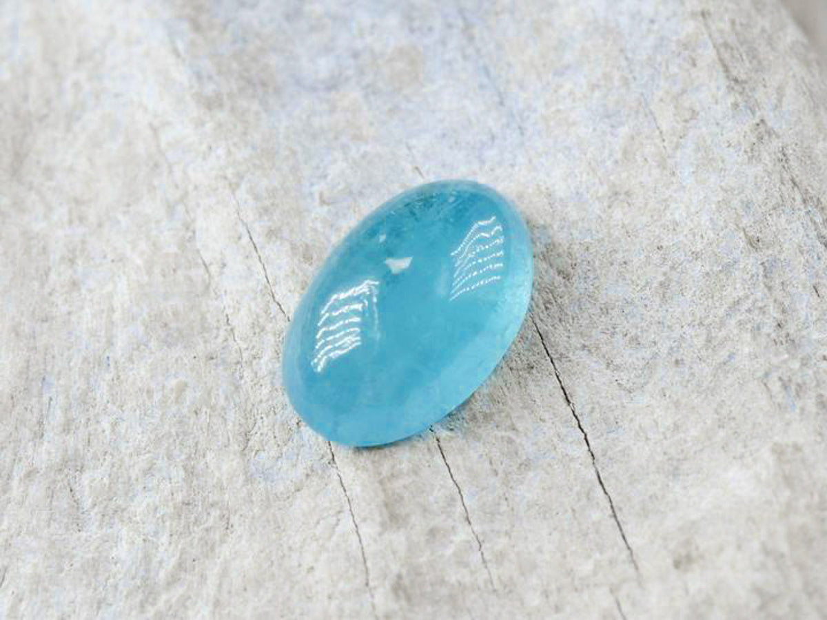 パライバトルマリン カボション ブラジル産0.25ct【tm210813-466】