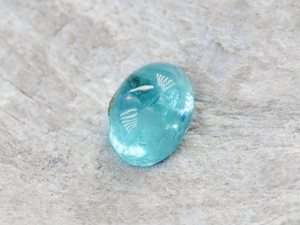 パライバトルマリン カボション ブラジル産0.14ct【tm210813-467】