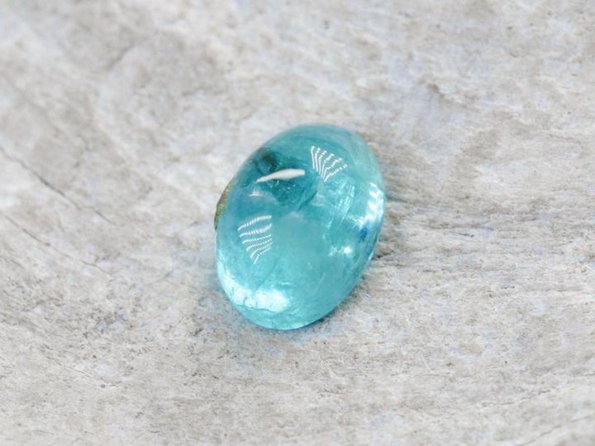 パライバトルマリン カボション ブラジル産0.14ct【tm210813-467】