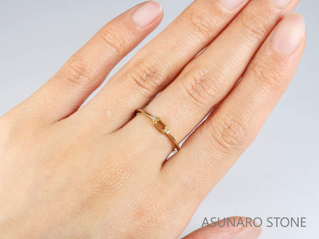 【お仕立て用】空枠番号：2864C  リング枠【オーダージュエリー用】