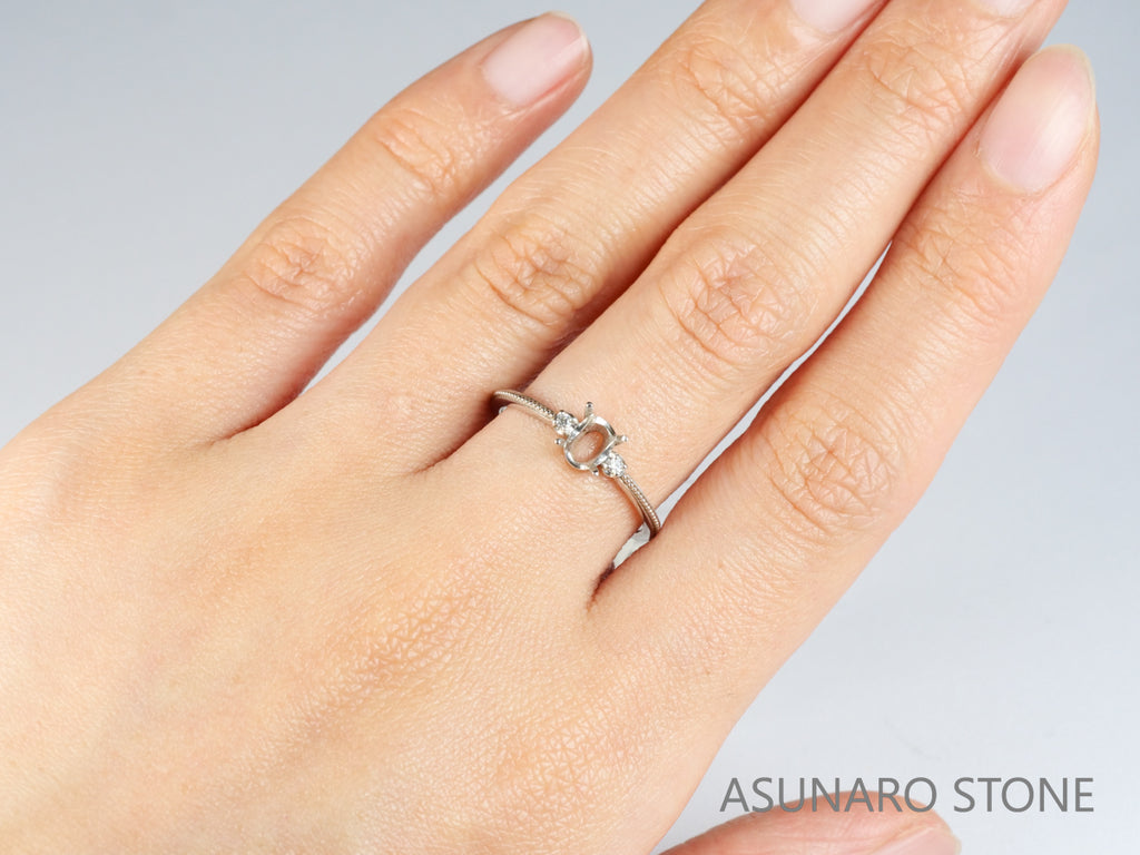 【お仕立て用】空枠番号：S3A　リング枠【オーダージュエリー用】