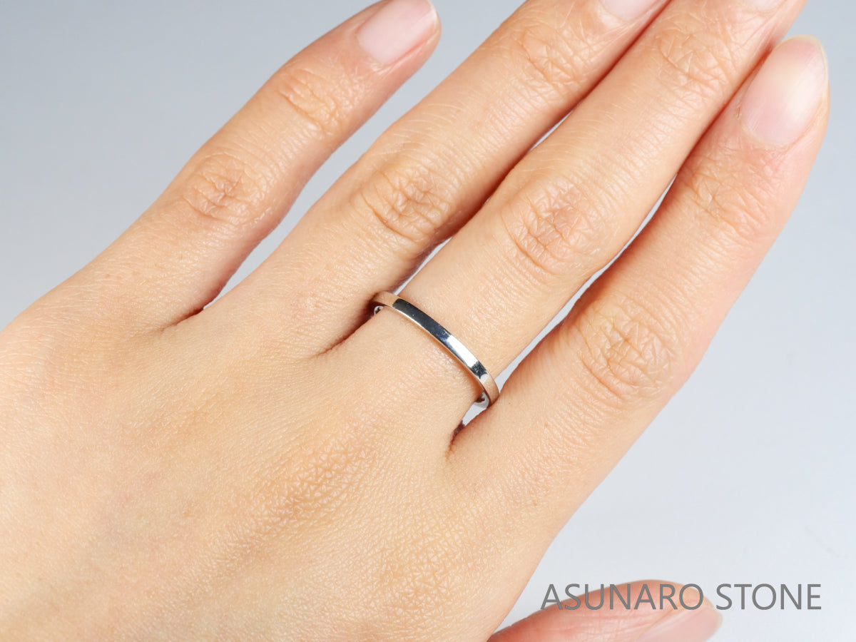 【お仕立て用】空枠番号：S31A　約1.7mm幅　リング枠　ダイヤなし【オーダージュエリー用】