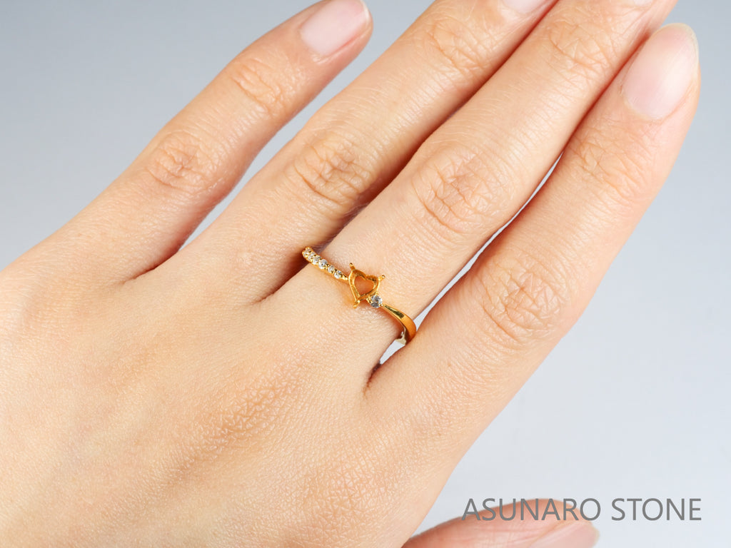 【お仕立て用】空枠番号：2279C　リング枠【オーダージュエリー用】