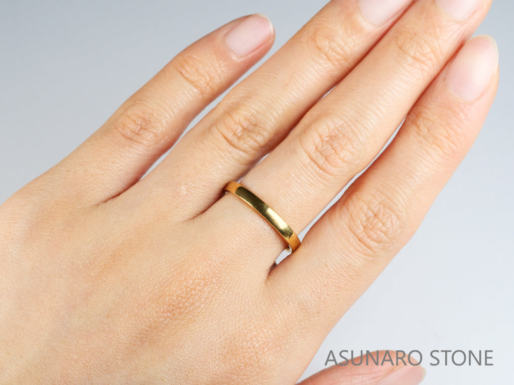 【お仕立て用】空枠番号：2941C　約2.3mm幅　鏡面　リング枠　ダイヤなし【オーダージュエリー用】