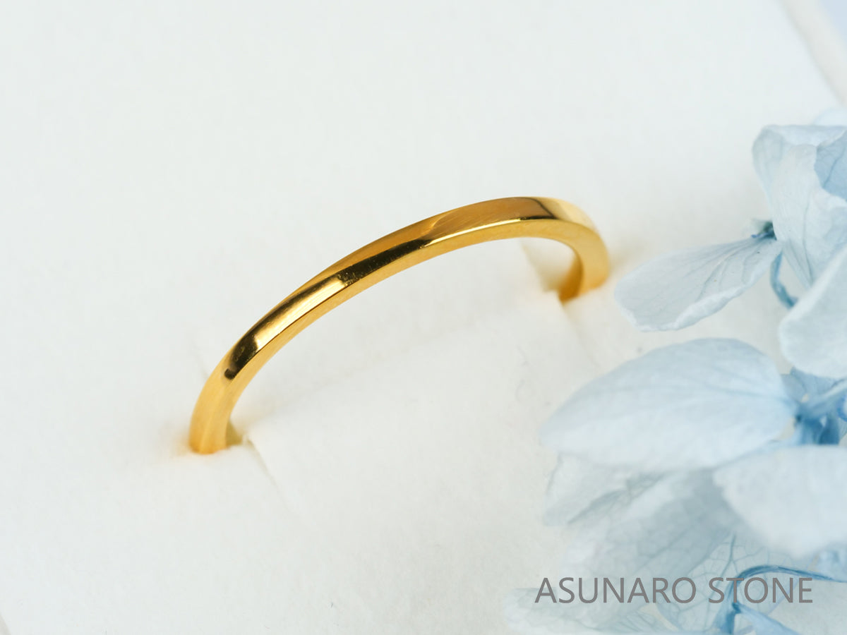 【お仕立て用】空枠番号：S45A　約1.4mm幅　リング枠　ダイヤなし【オーダージュエリー用】