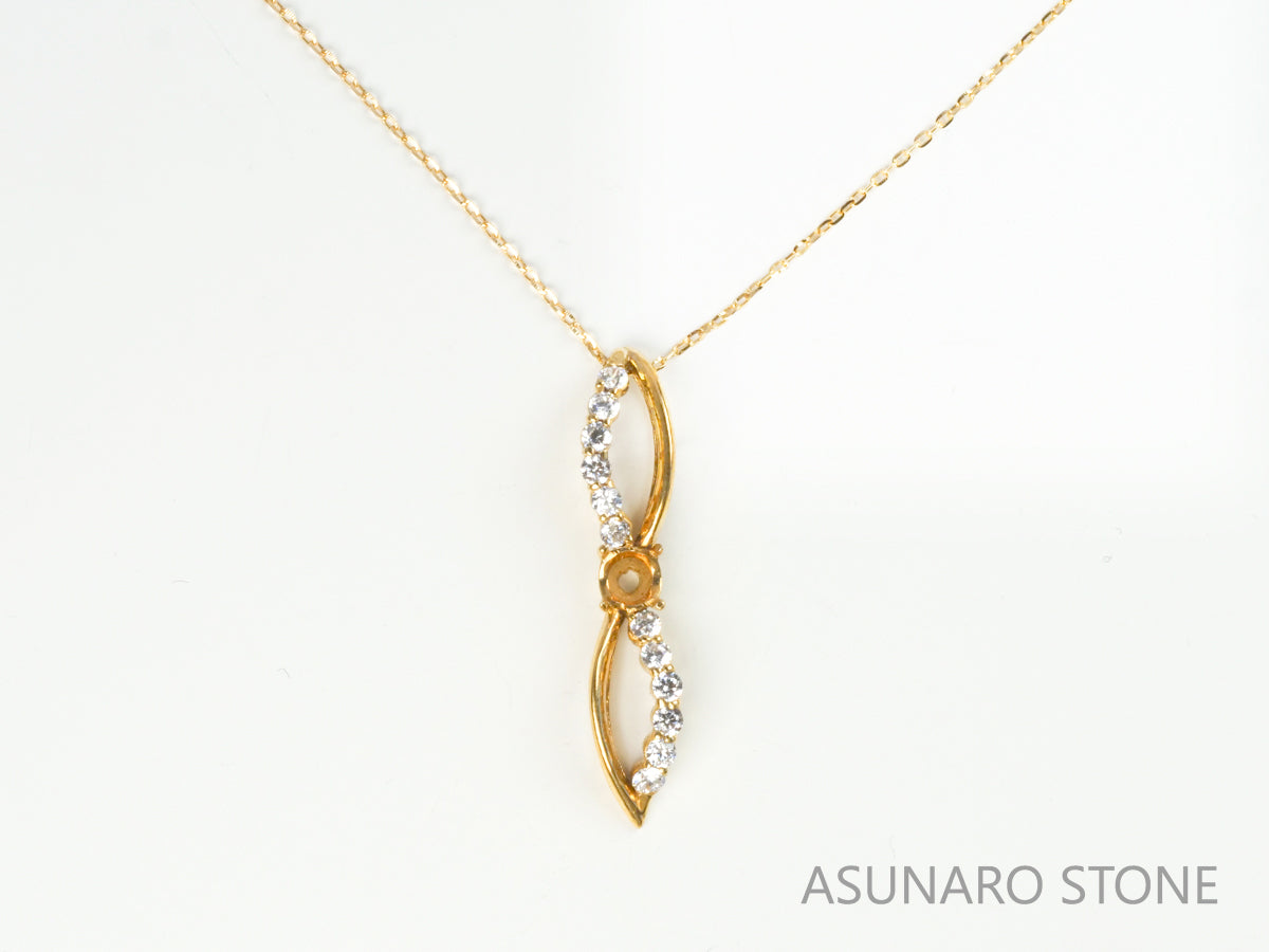 【お仕立て用】空枠番号：3880C　ペンダントトップ枠【オーダージュエリー用】