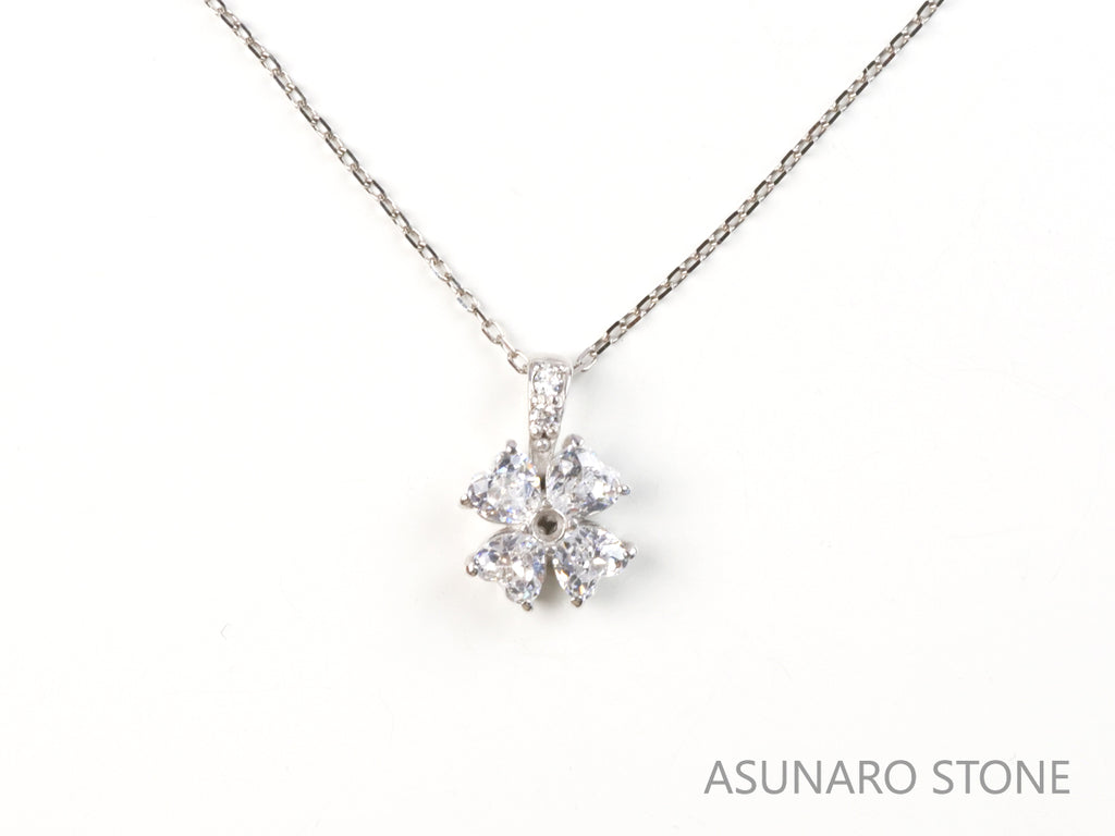 【お仕立て用】空枠番号：4775C　ペンダントトップ枠【オーダージュエリー用】