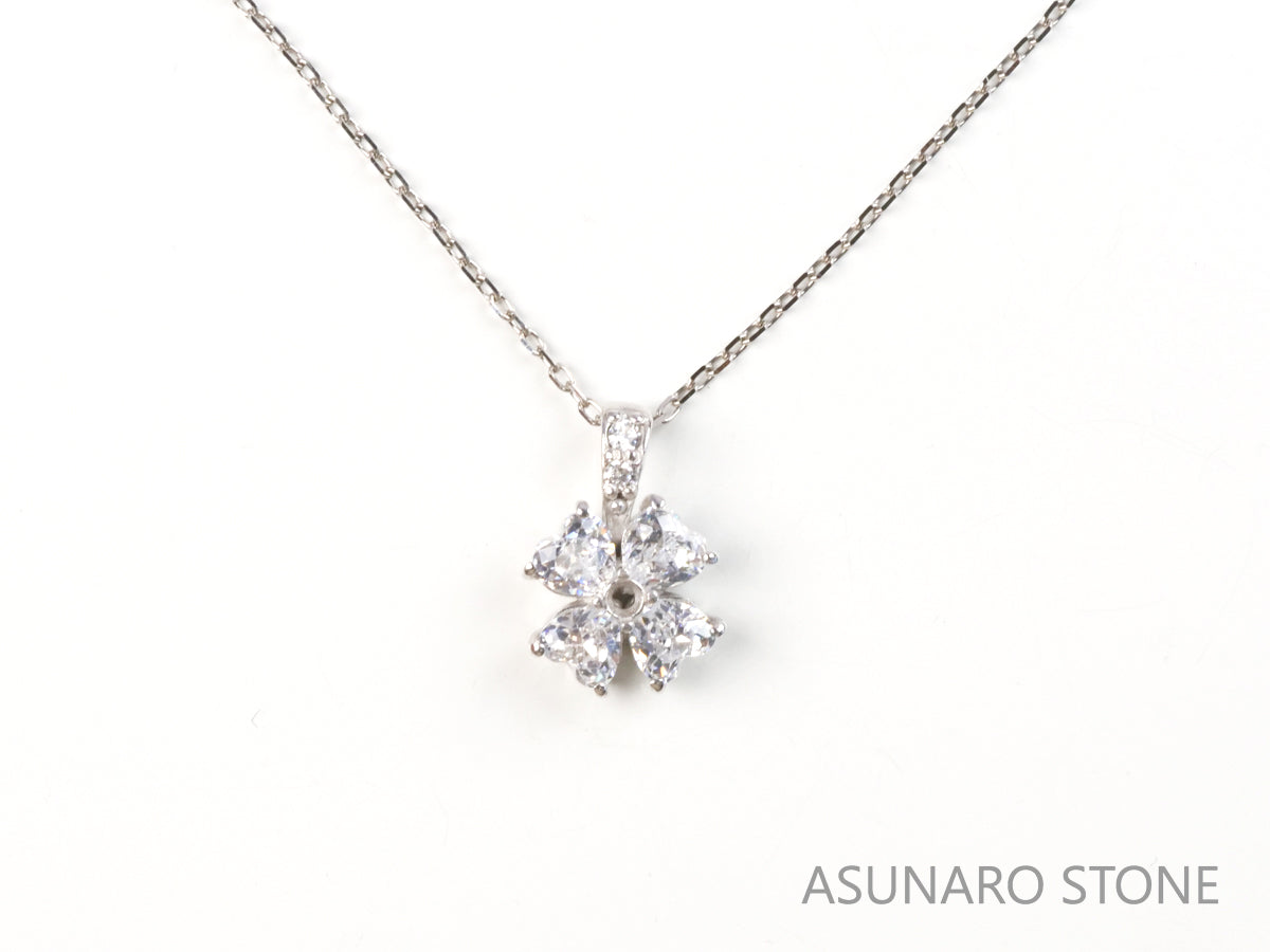 【お仕立て用】空枠番号：4775C　ペンダントトップ枠【オーダージュエリー用】