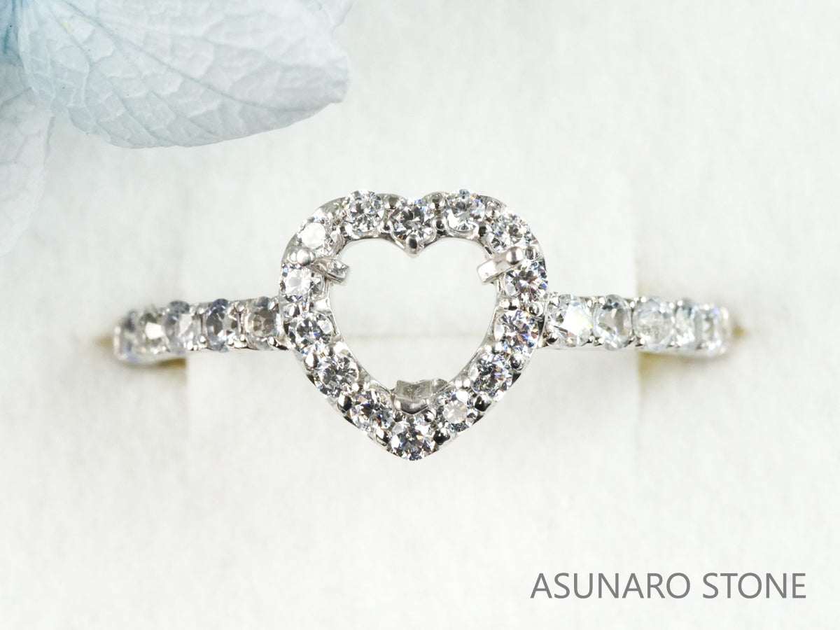 【お仕立て用】空枠番号：2572C　5mm用　リング枠　取り巻き【オーダージュエリー用】