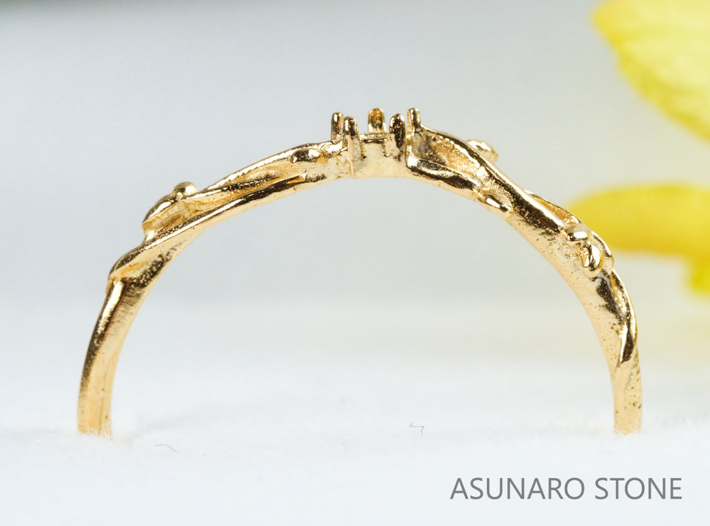 【お仕立て用】空枠番号：S11A　リング枠　ダイヤなし【オーダージュエリー用】