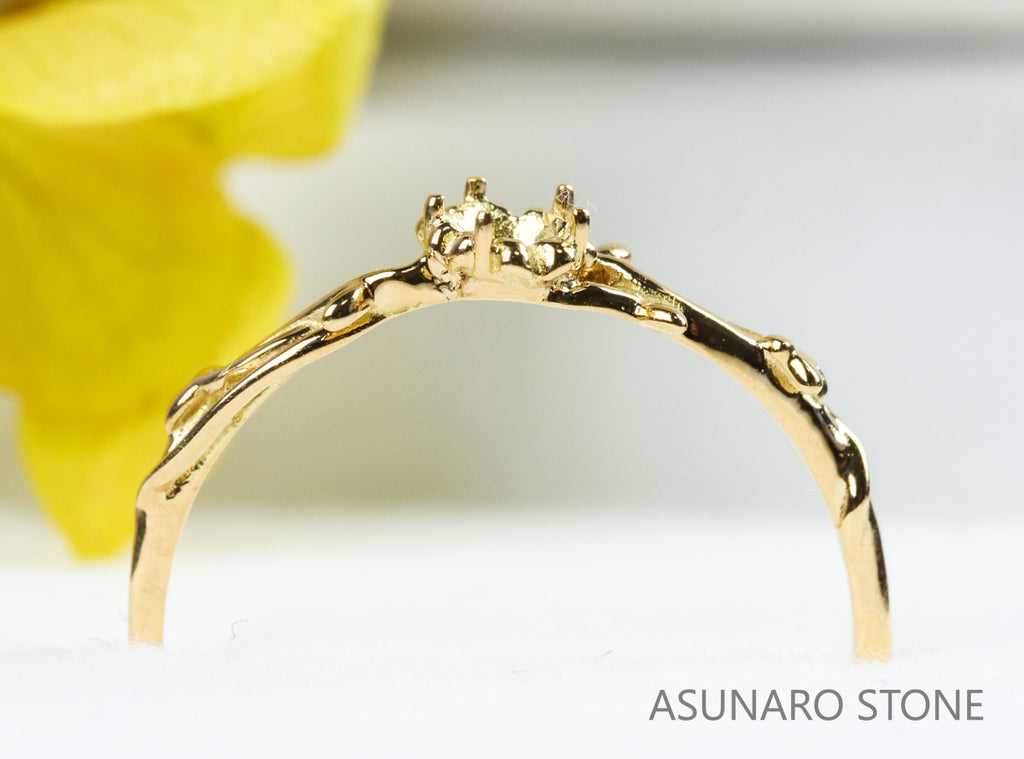 【お仕立て用】空枠番号：S110A　リング枠　ダイヤなし【オーダージュエリー用】