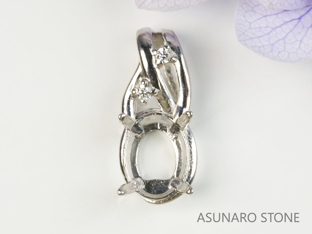 【お仕立て用】空枠番号：3562C　ペンダントトップ枠【オーダージュエリー用】