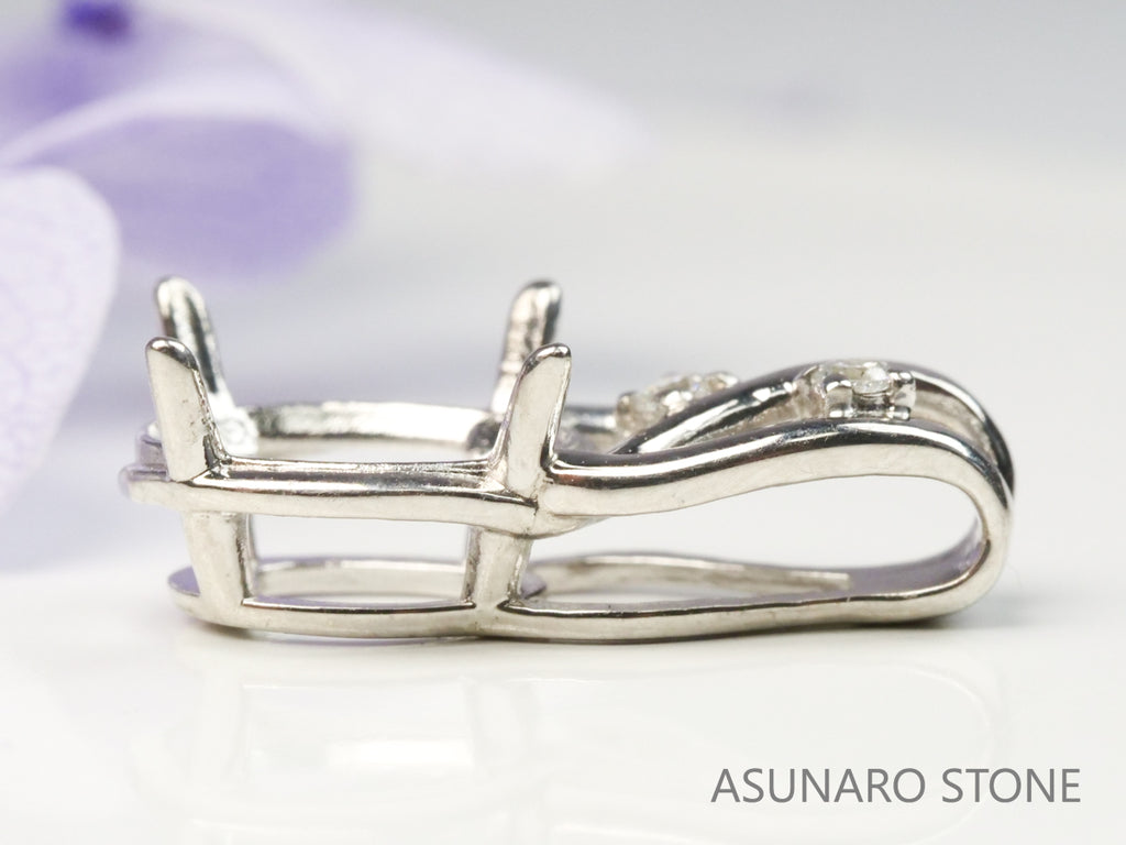 【お仕立て用】空枠番号：3562C　ペンダントトップ枠【オーダージュエリー用】