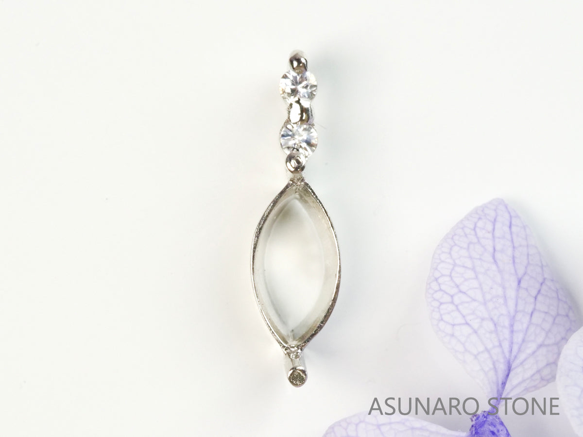 【お仕立て用】空枠番号：5773I　ペンダントトップ枠【オーダージュエリー用】