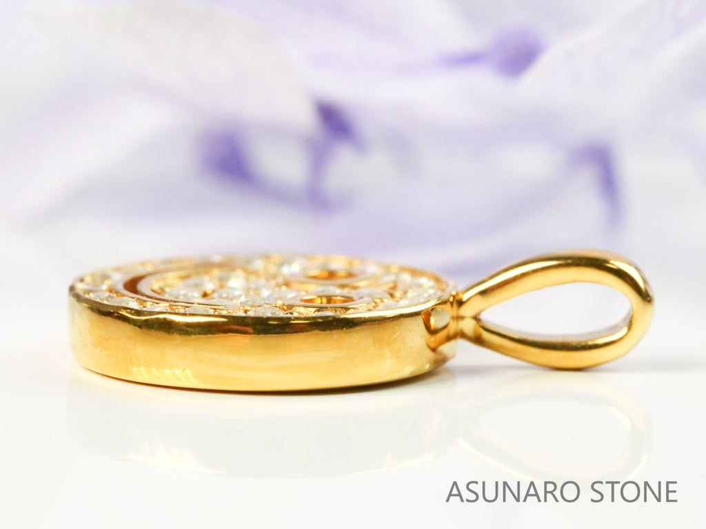 【お仕立て用】空枠番号：4380C　ペンダントトップ枠【オーダージュエリー用】