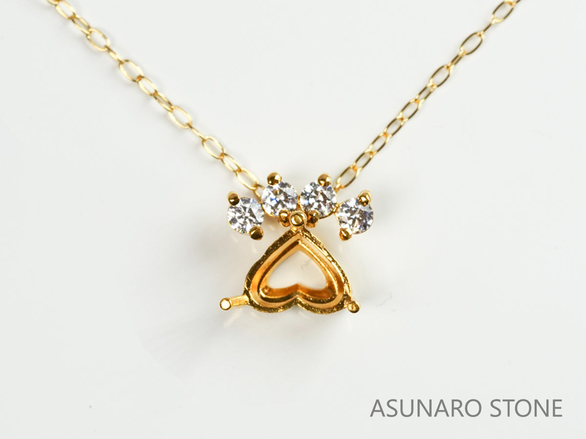 【お仕立て用】空枠番号：4359C　ペンダントトップ枠【オーダージュエリー用】