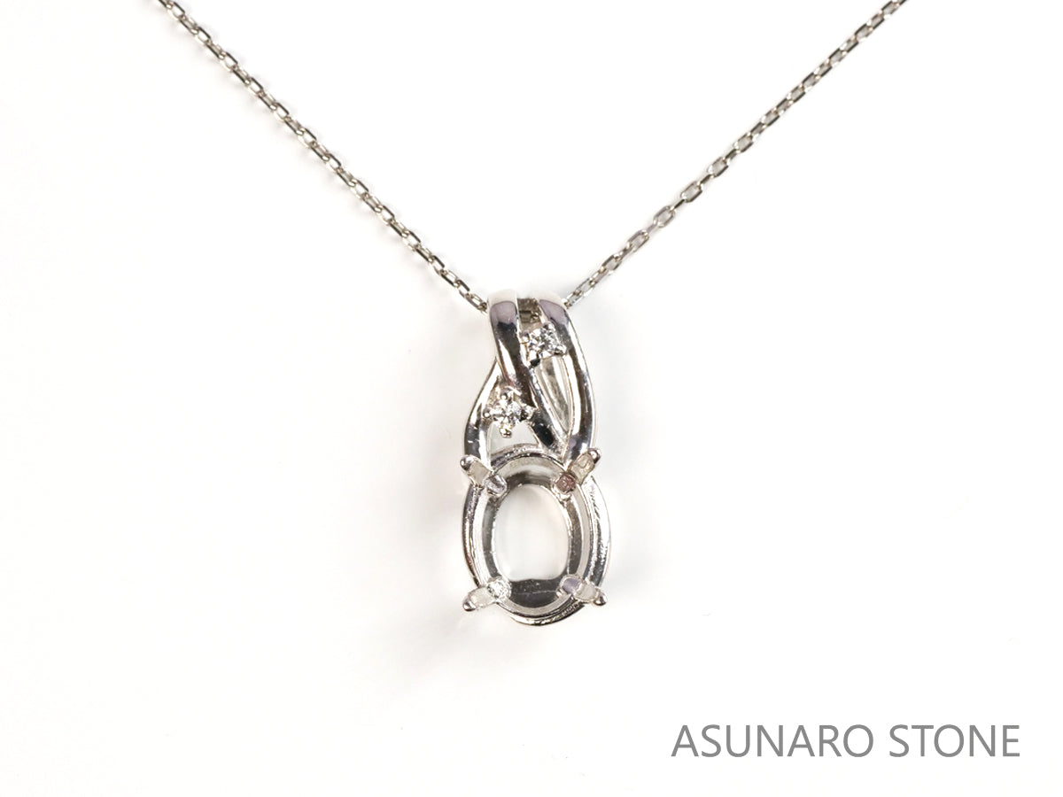 【お仕立て用】空枠番号：3562C　ペンダントトップ枠【オーダージュエリー用】