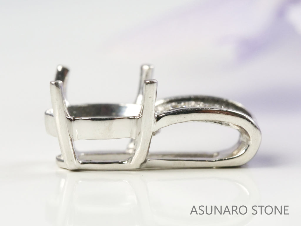 【お仕立て用】空枠番号：2954C　ペンダントトップ枠【オーダージュエリー用】