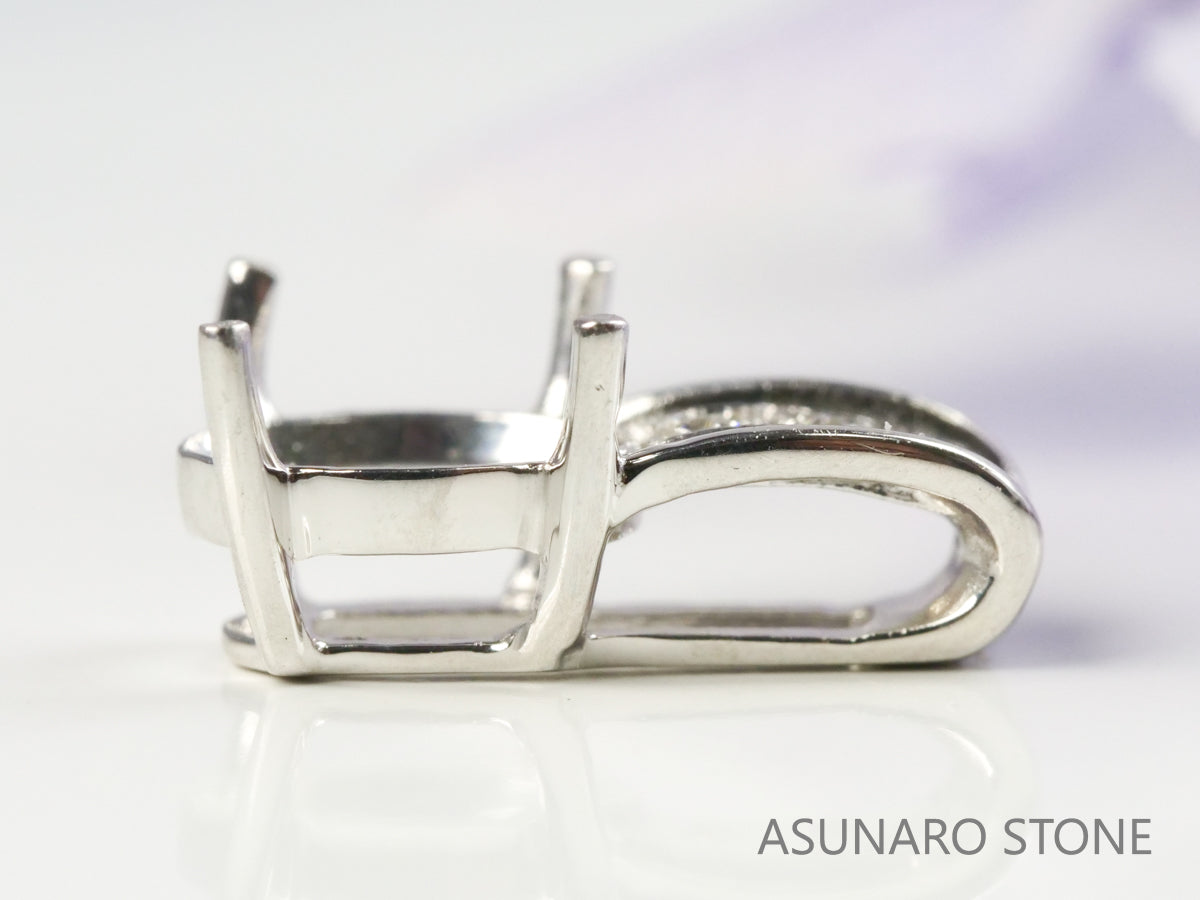 【お仕立て用】空枠番号：2954C　ペンダントトップ枠【オーダージュエリー用】