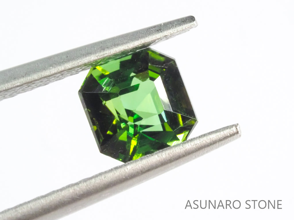 グリーントルマリン アッシャーカット アフガニスタン産 0.97ct【tm21050278】