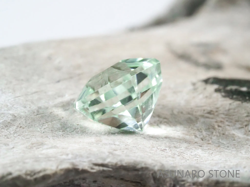 シーフォームトルマリン アッシャーカット アフガニスタン産 1.29ct【tm21050-250】