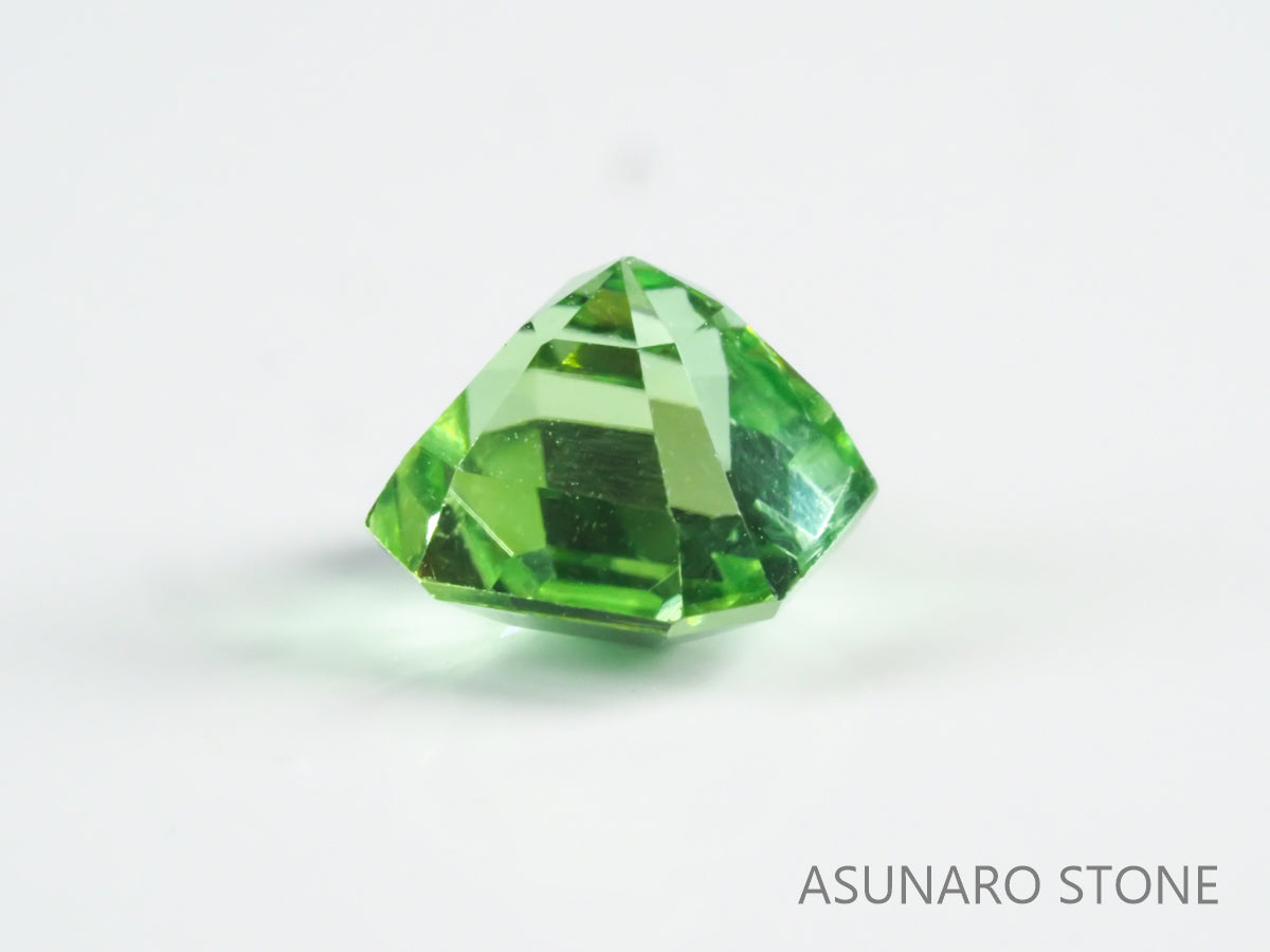 ミントカラートルマリン アッシャーカット アフガニスタン産 0.97ct【tm21050276】