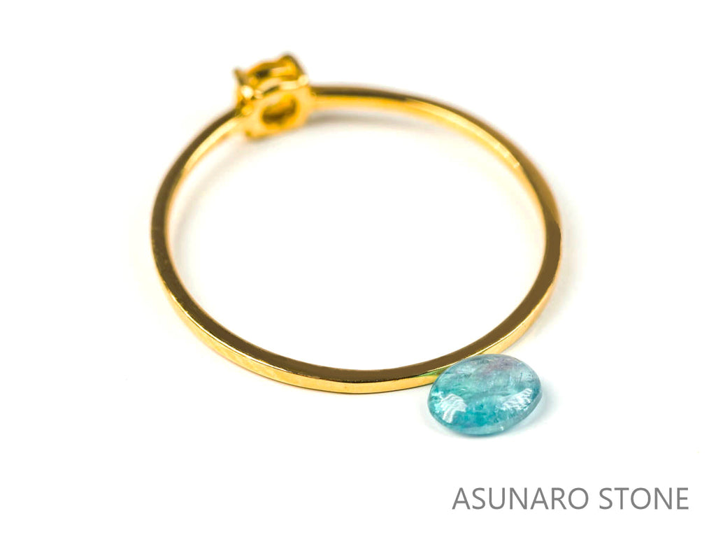 パライバトルマリン カボション ブラジル産 0.26ct   【220214-246】