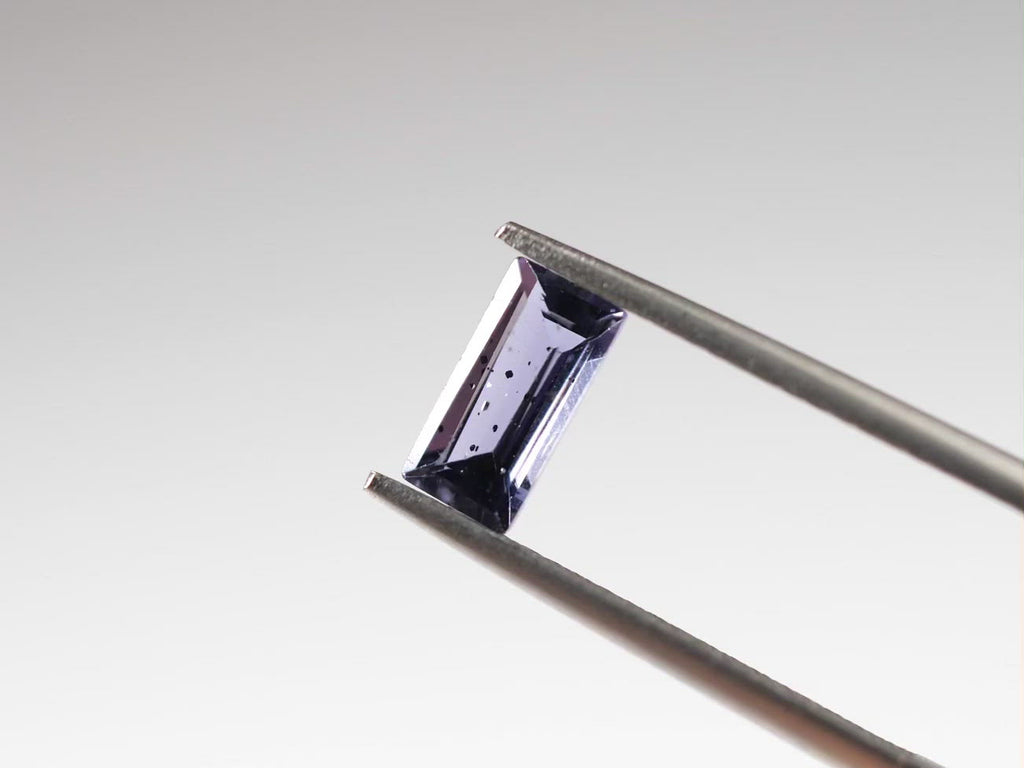 アイオライトサンストーン スクエアカット インド産0.78ct【as210717-416】